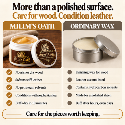 Milim’s Oath | Revive Dry Wood & Leather — No Stripping, No Sanding